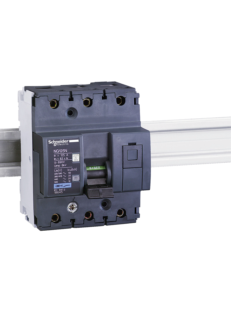 Wyłącznik nadprądowy Acti9 NG125N 3P B100A 18664 SCHNEIDER