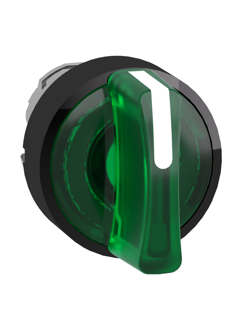 Harmony XB4 Przełącznik 2 położeniowy fi22 zielony stabilny LED metalowy okrągły ZB4BK13337 Schneider