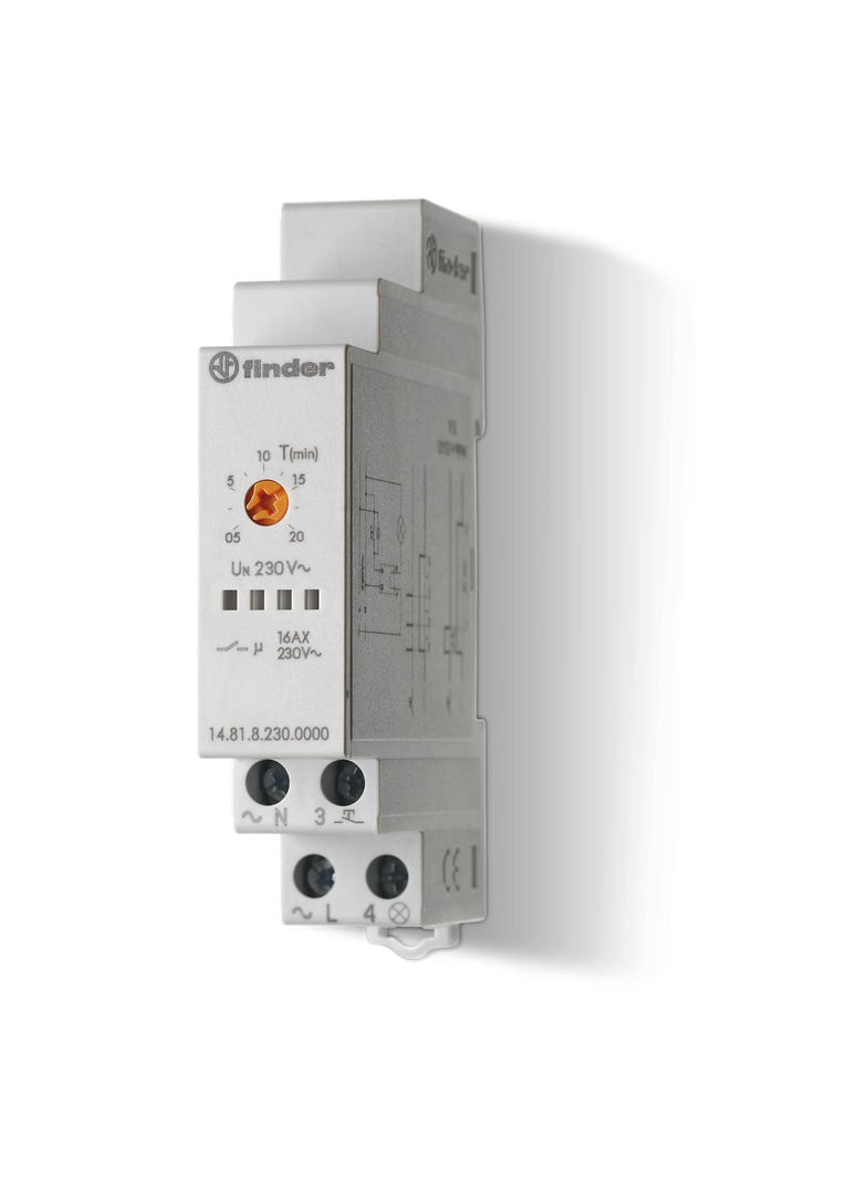 Automat do klatek schodowych serii 14: 1Z 16A 230V AC 14.81.8.230.0000 /5szt./ FINDER