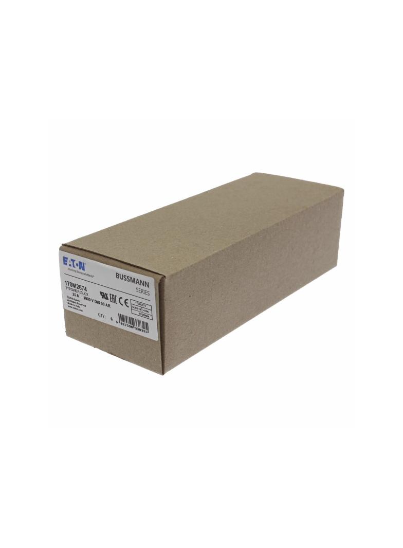 25A 1000V aR DIN 00 TYPE T FUSE Wkładka szybka 25A AC 1000V DIN 00 aR DIN IEC nieizolowane 170M2674