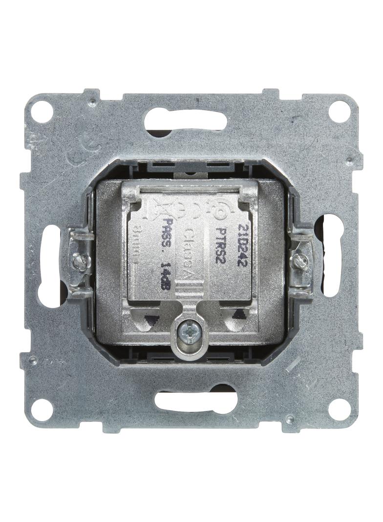 SUNO - Gniazdo TV-R-SAT przelotowe 14 dB, Czarny, Legrand