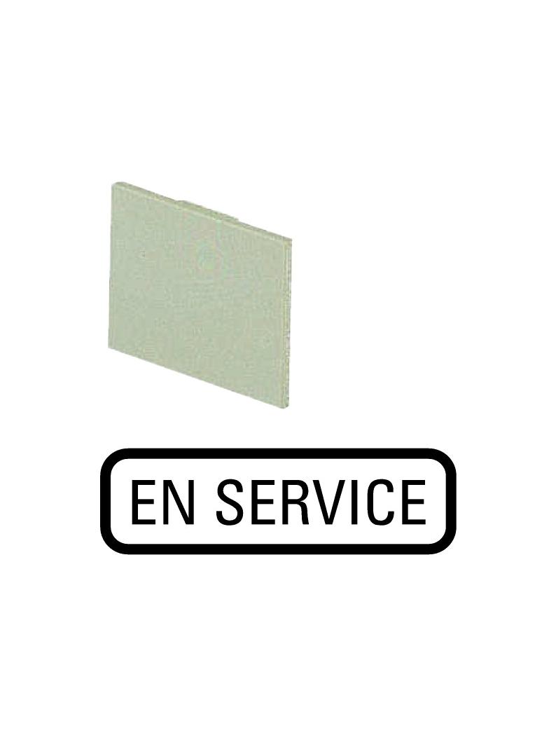 383SQ25 TABLICZKA OPISOWA ; EN SERVICE