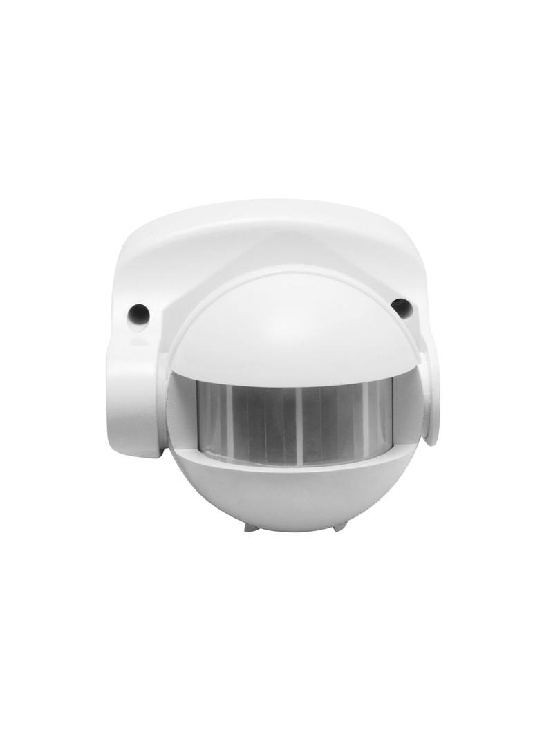 CZUJNIK RUCHU CR-1, MAX 1200W, AC220-240V, 50/60HZ, KĄT DZIAŁANIA 180*, ZASIĘG 10M ± 1,8- 2,5M, IP44