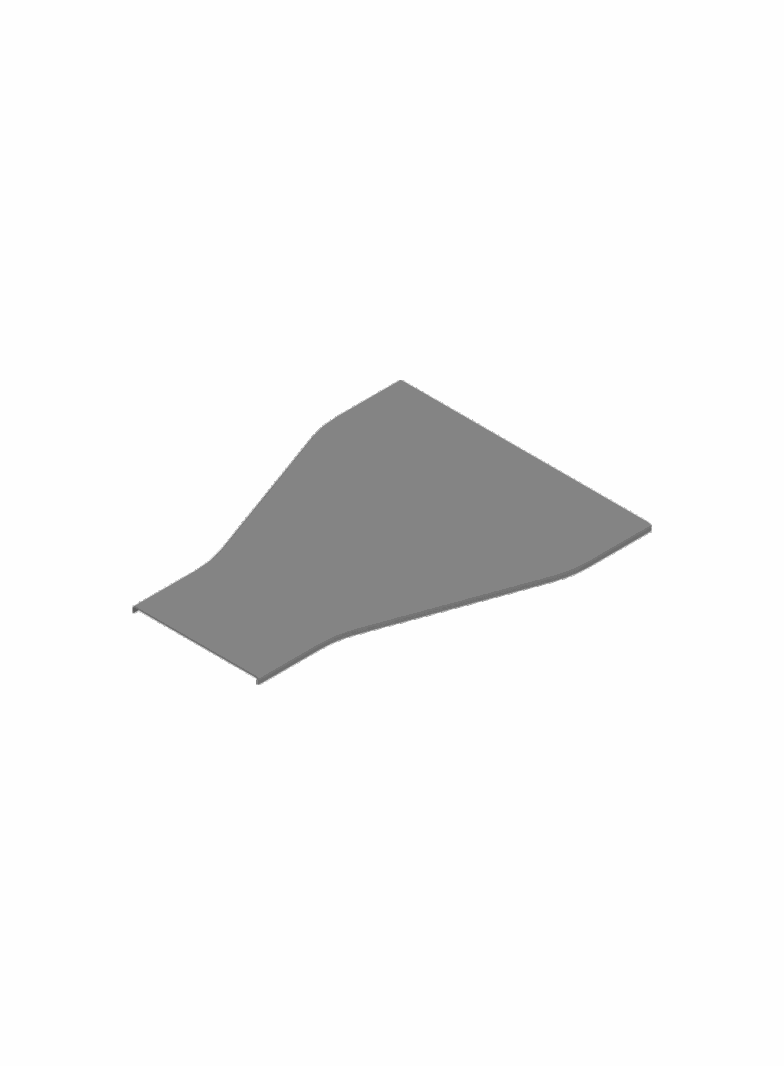 PRKZC100/50 Pokrywa redukcji symetrycznej 2,0 mm