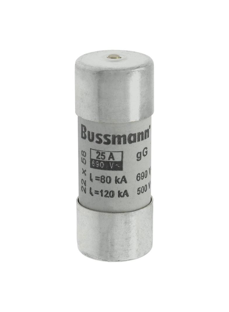 C22G25S Wkładka cylindryczna z wybijakiem 22x58 25A GG 690V AC C22G25S EATON