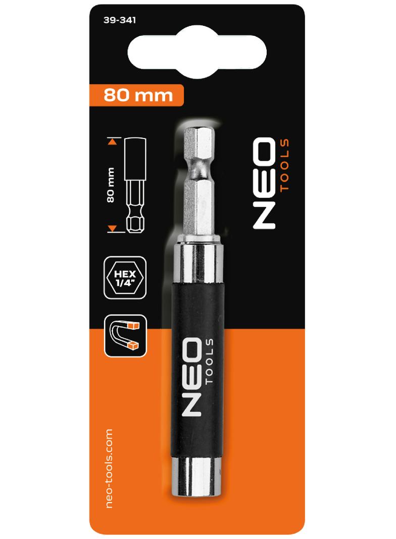 Uchwyt do końcówek, 1/4", 80 mm