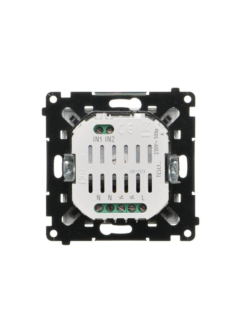 Simon 55 Ściemniacz do LED ściemnialnych klawiszowy Aluminium mat