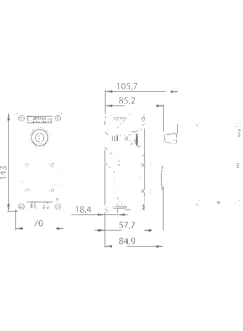 KASETA STEROWNICZA Z KLUCZEM I GNIAZDKIEM 230V