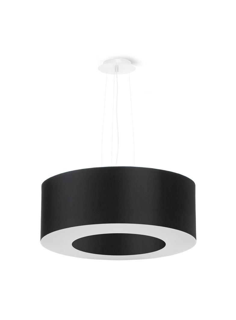 Sollux Żyrandol SATURNO 50 czarny SL.0748