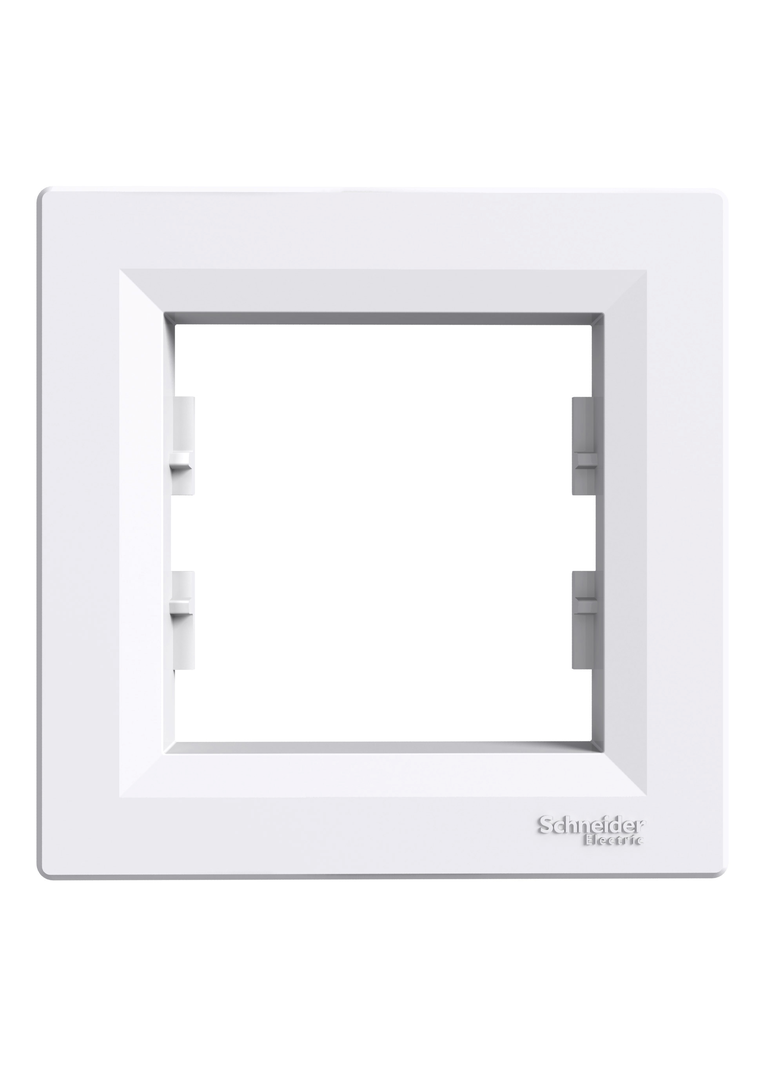 Asfora ramka pojedyncza 1-krotna pozioma biały EPH5800121 SCHNEIDER