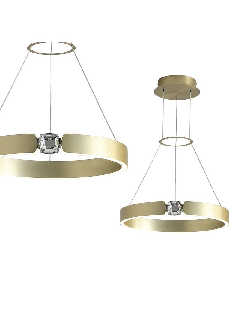 Milagro lampa wisząca LED Sirius 26W 1300lm 4000K złota ML6186