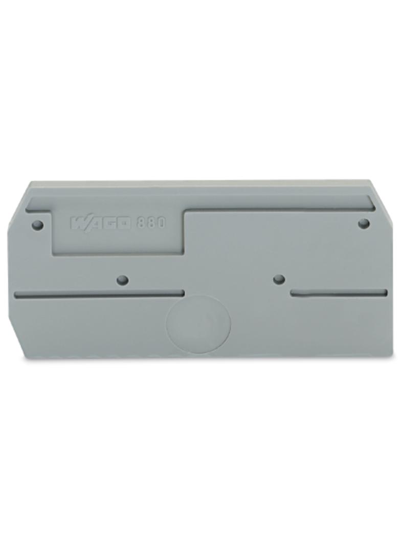 ścianka końcowa szara