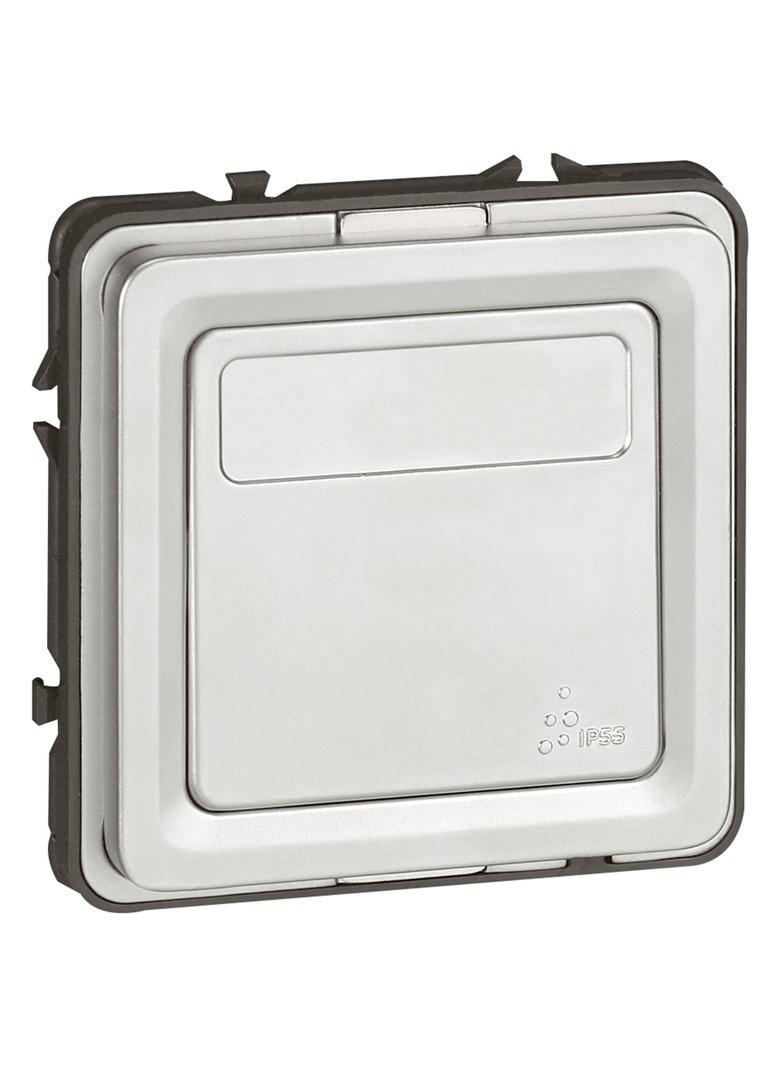 Soliroc - Przycisk przełaczny NO/NC z uchwytem etykiety, Legrand