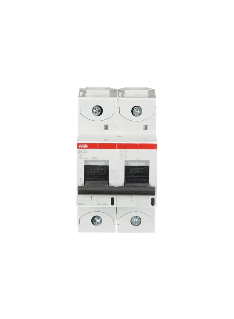 S802U-Z40 Wyłącznik nadprądowy 50kA 2P Z40A 2CCS862017R0405 ABB