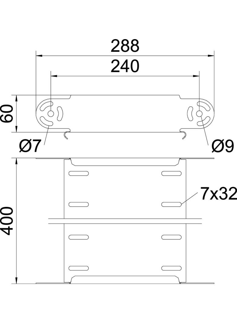 PIONOWY ELEMENT ŁUKU 60X400MM