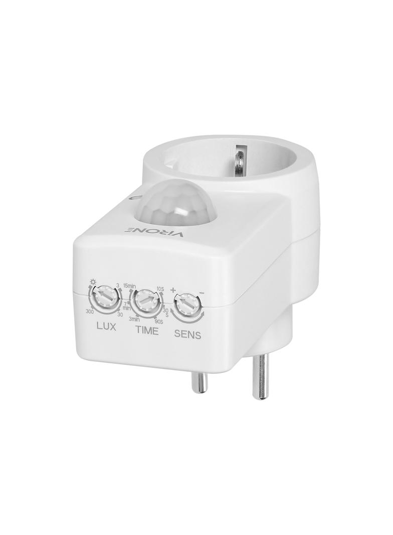 Gniazdkowy czujnik ruchu 120st. IP20, 280W, wersja Schuko MS-1(GS) ORNO