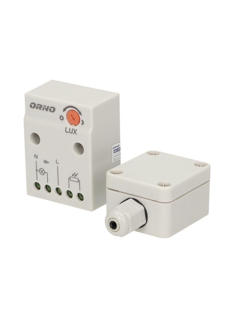 Czujnik zmierzchowy z hermetyczną zewnętrzną sondą w puszce IP65 2300W OR-CR-232 ORNO