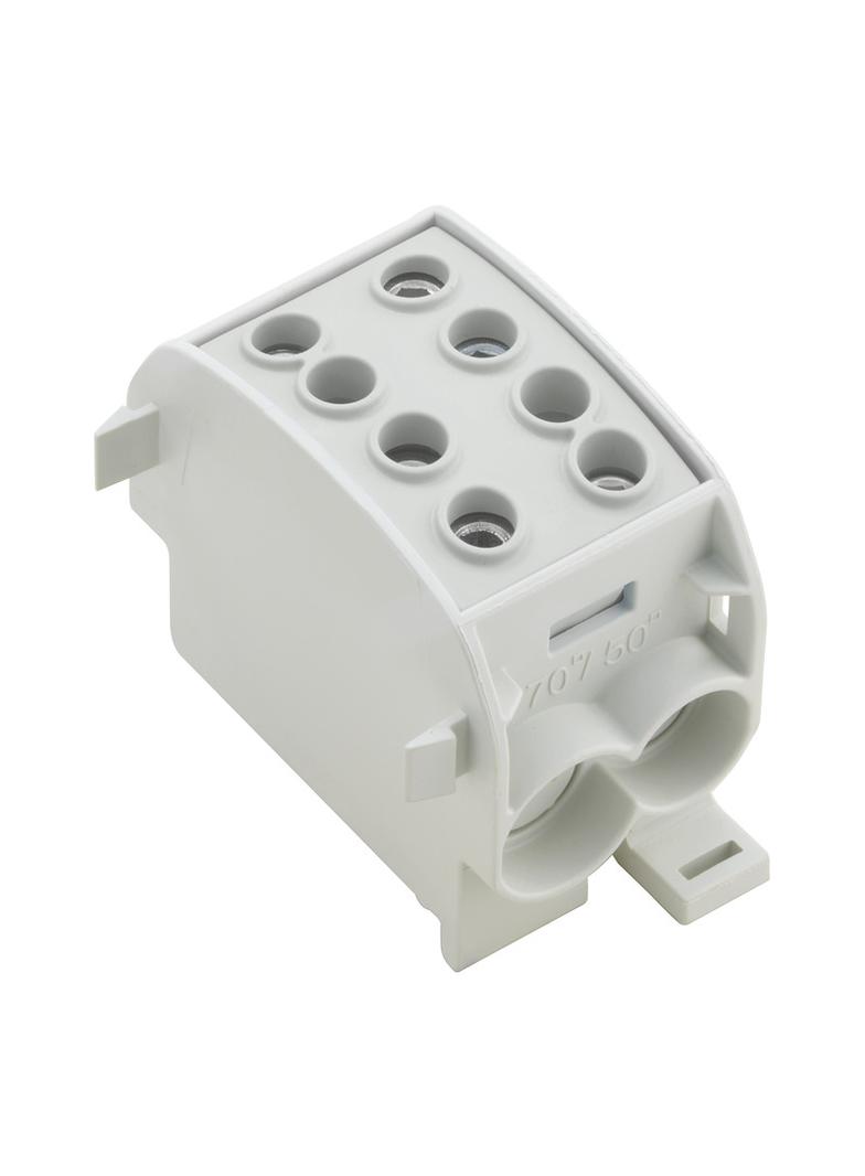 WPD 103 2X70/2X50 GY Zacisk rozdziału potencjału, złącze śrubowe, 1000, 300 A, Liczba biegunów: 1, Jasnoszary /3szt./ 1561770000 WEIDMÜLLER