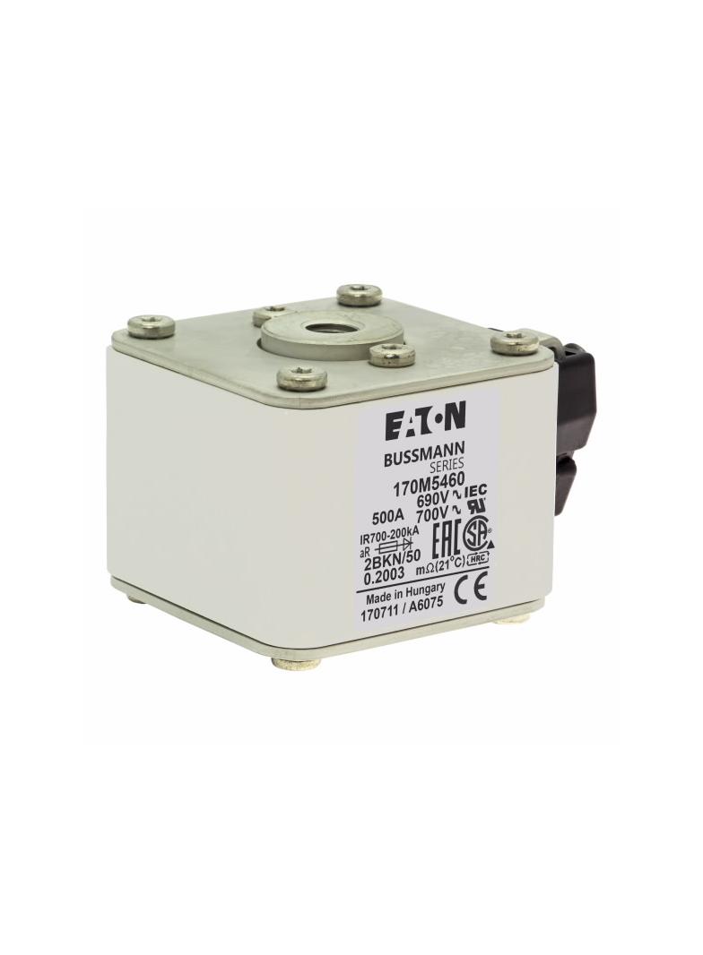 FUSE 500A 690V 2BKN/50 AR UC Wkładka szybka 500A AC 690V rozmiar 2 aR IEC UL 170M5460 EATON