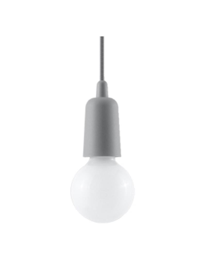 Sollux Lampa wisząca DIEGO 1 szara SL.0575