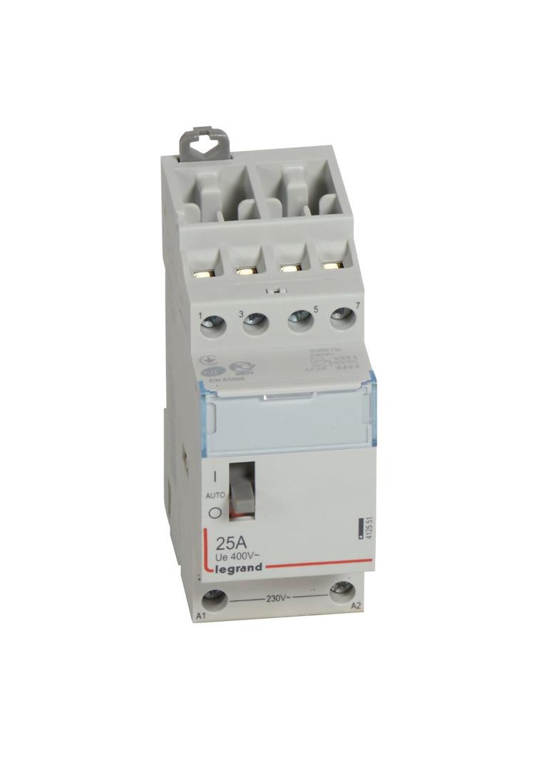 STYCZNIK MODUŁOWY SM 425 25A 230V 4NO Z MANIPULATOREM, Legrand