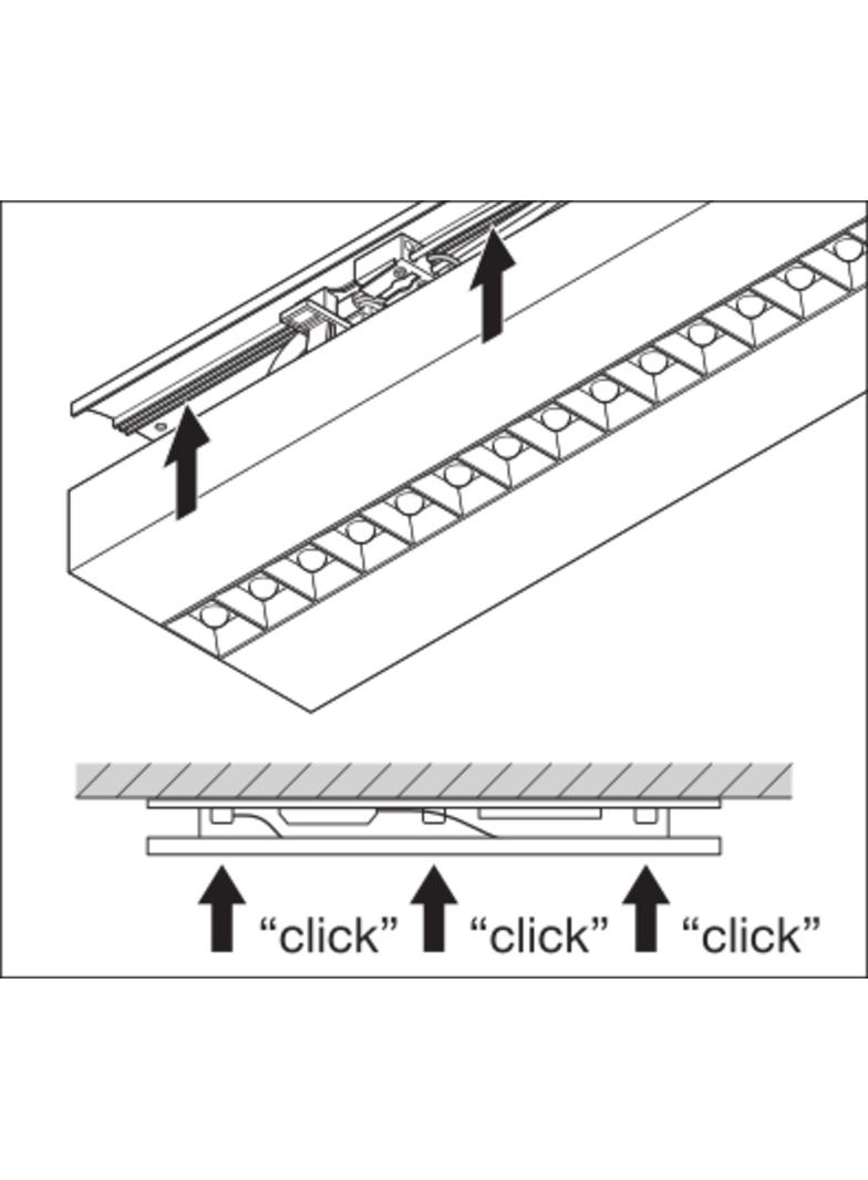 Oprawa liniowa z bezpośrednim i pośrednim rozsyłem światła LINEAR IndiviLED D/I 1500 56W 3000K