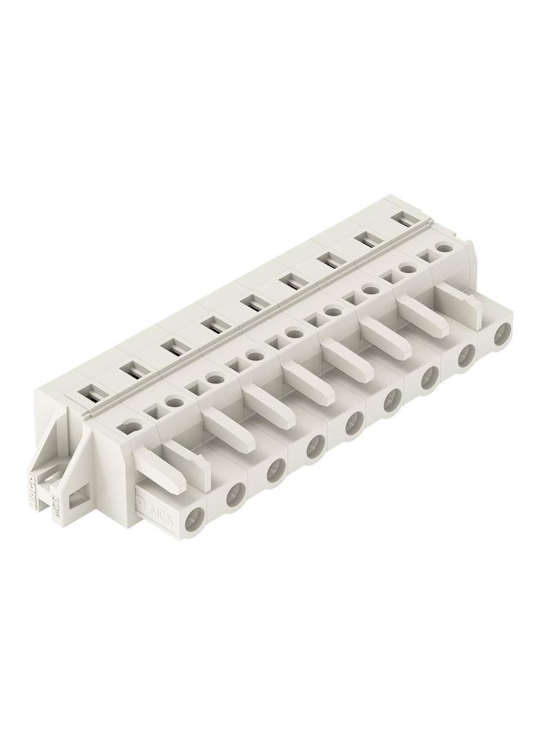 Gniazdo MCS‑MIDI Classic 9‑biegunowe jasnoszare raster 7,5mm 721‑209/031‑000 /25szt./ WAGO