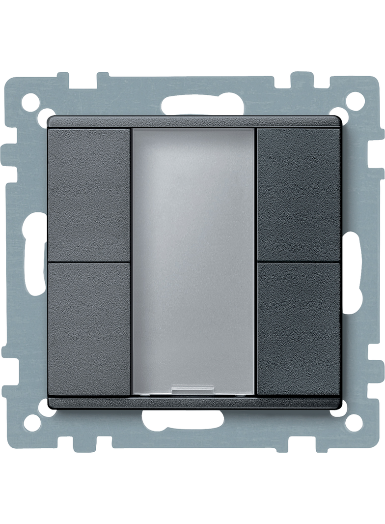 Schneider Electric KNX przycisk natynkowy 2-kr. plus antracytowy System M