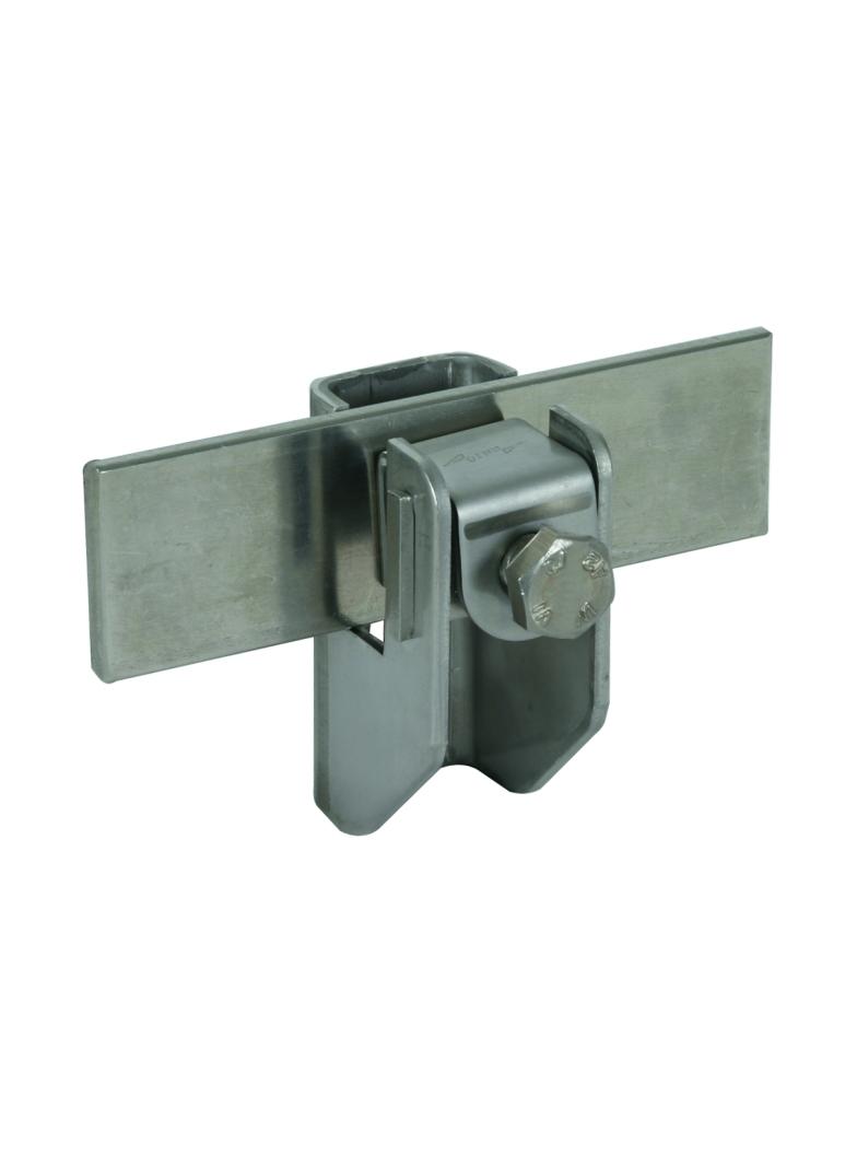 Wspornik ścienny do płaskownika gr. do 12 mm, ze śrubą M8, stal nierdzewna NIRO