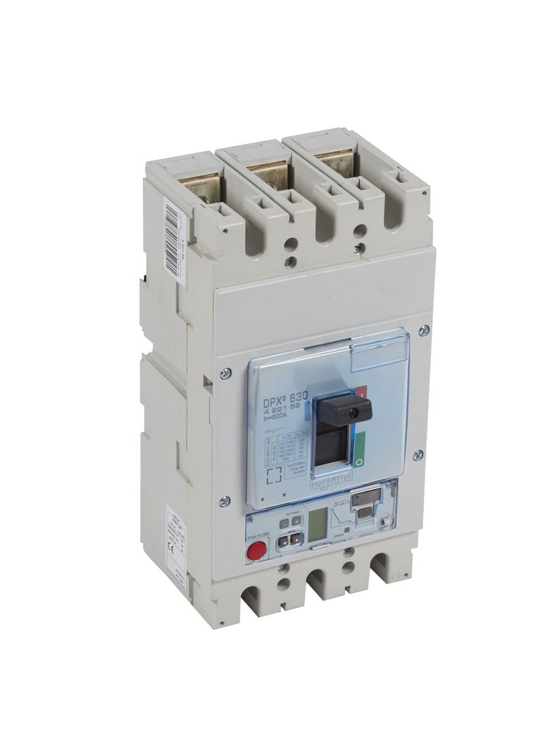 Wyłącznik DPX3 630 Sg 3P 500A 70Ka 422159 LEGRAND