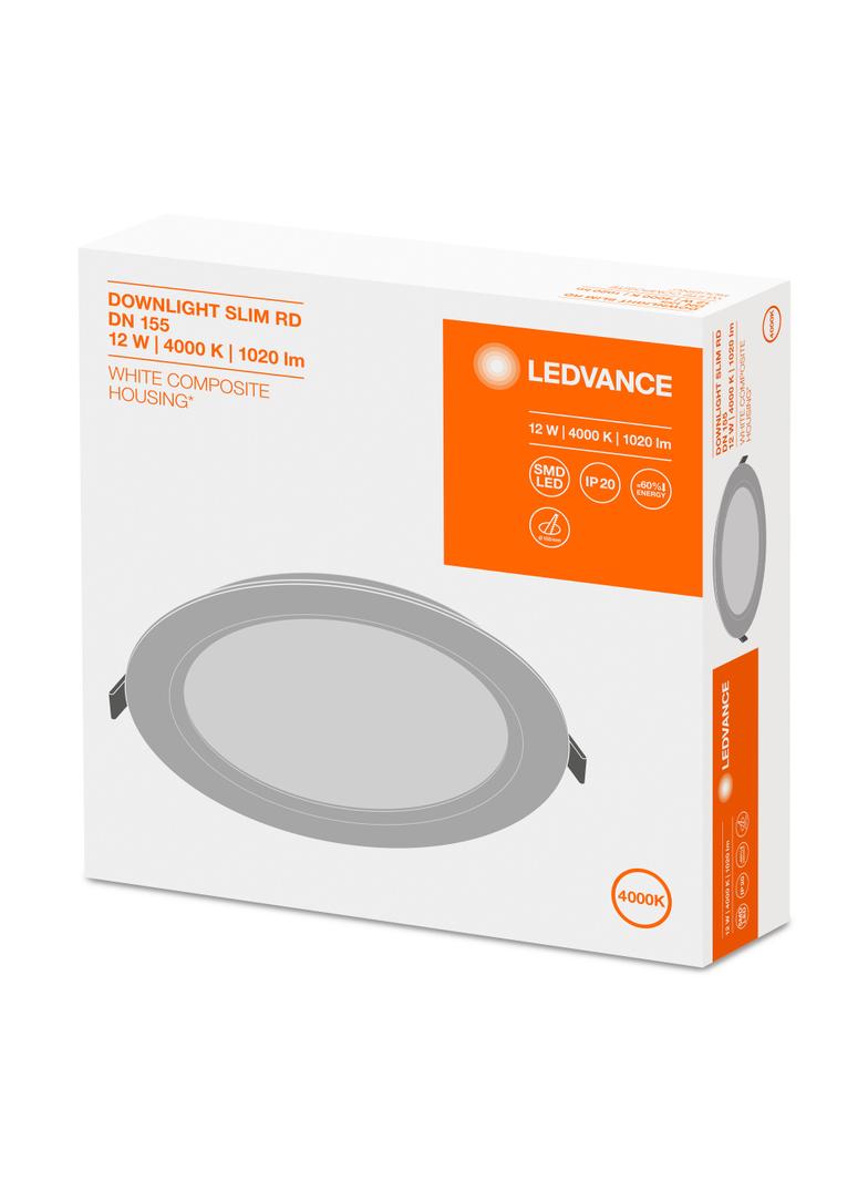 Panel LED Podtynkowy wpuszczany 12W 4000K DOWNLIGHT Slim DN155 okrągły 4058075079052 LEDVANCE