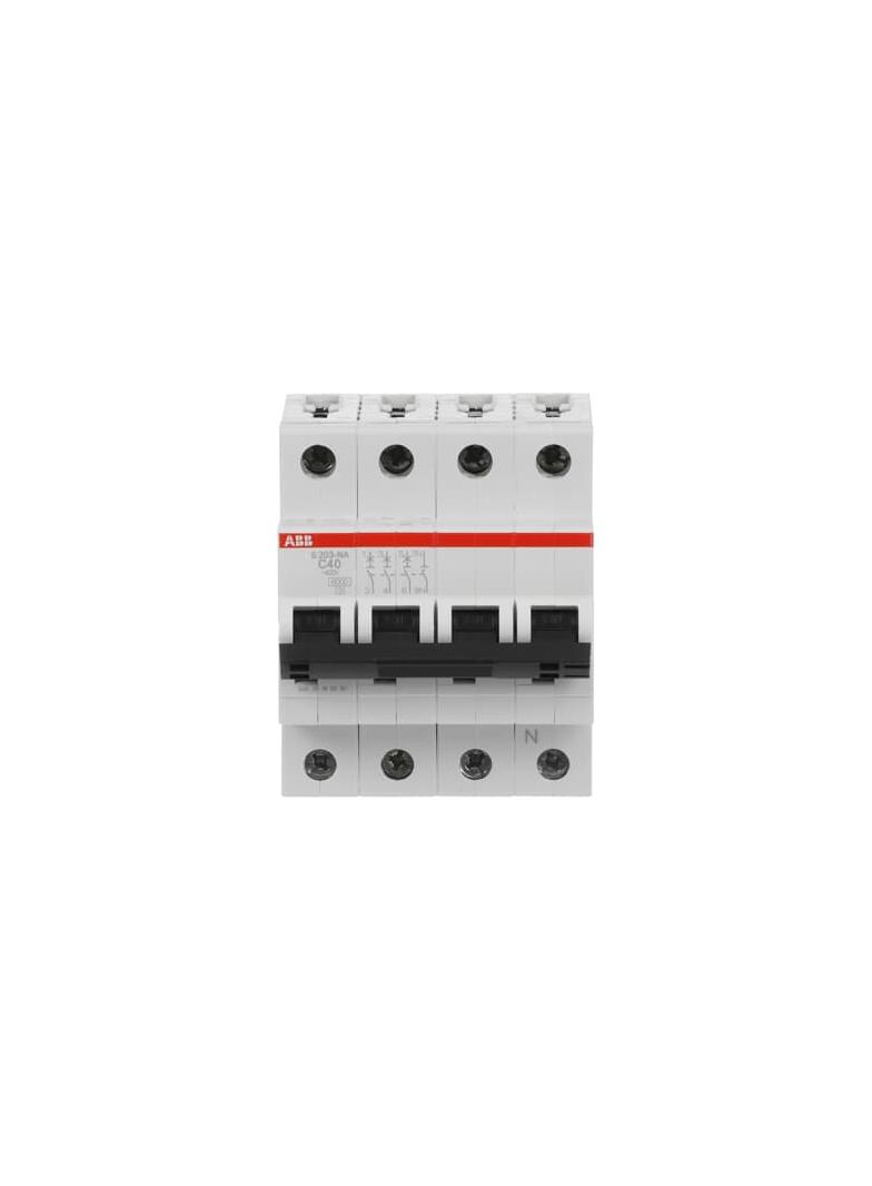 S203-C40NA Wyłącznik nadprądowy 6kA 3P+N C40A 2CDS253103R0404 ABB