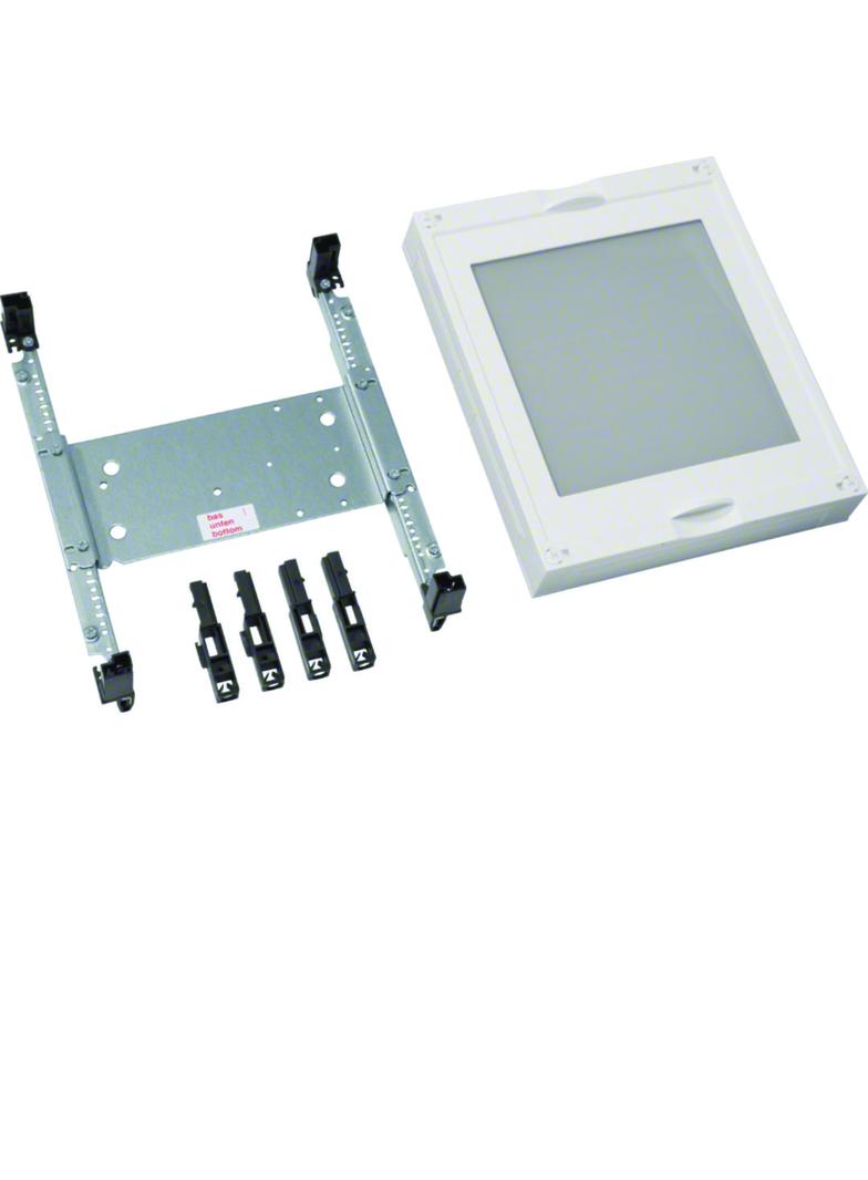 univers N Blok z płytą mont. dla NH00/1/2 3-polowych z przezr. szybą 300x250mm UD21E1N HAGER