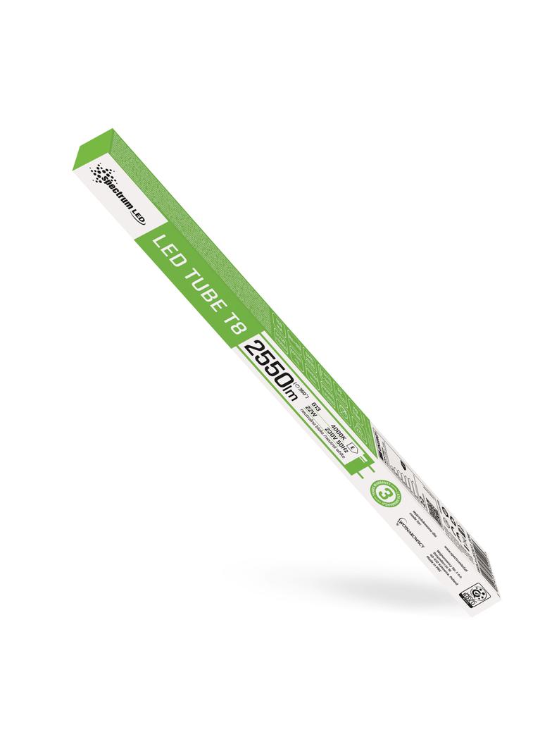 LED TUBE T8 SMD 2835  24W   NW  26X1500 glass SPECTRUM