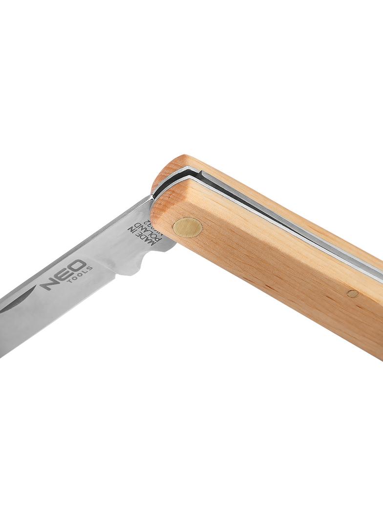 Nóż monterski, drewniane okładki