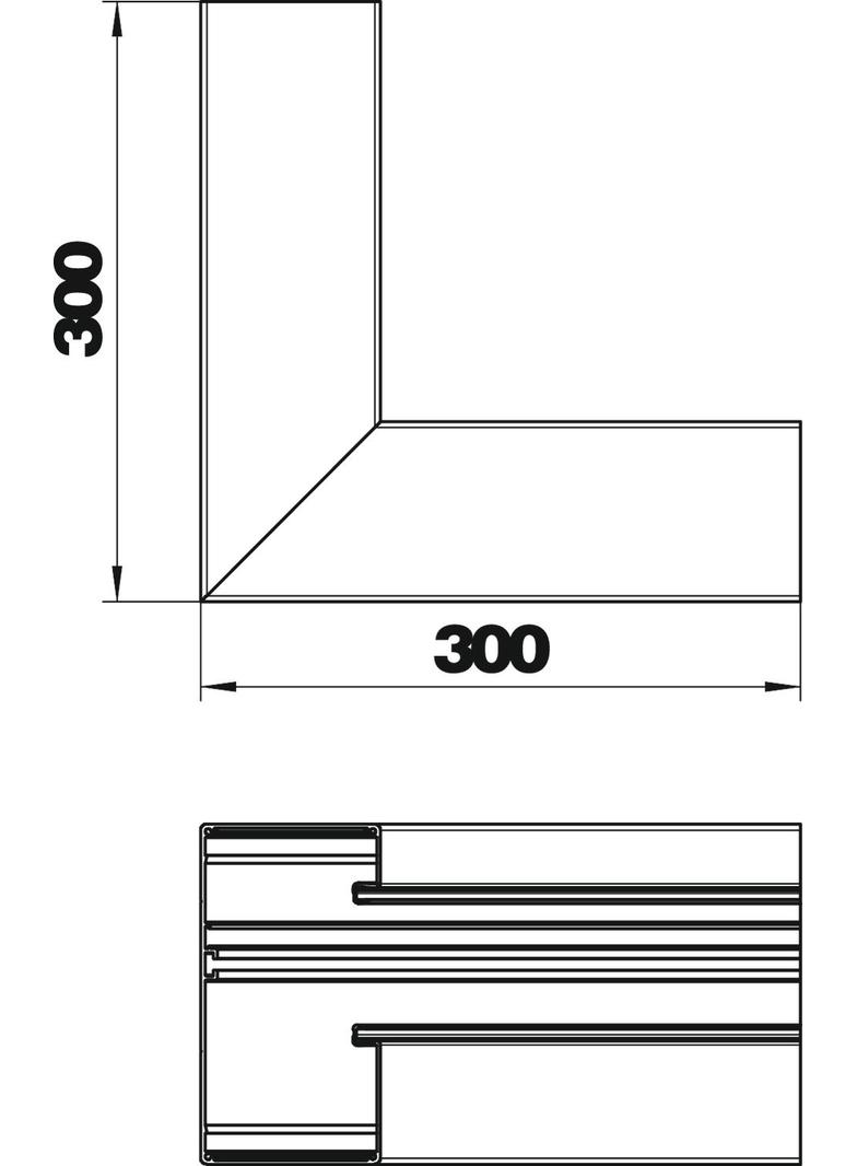 GA-AI90170RW, Naroże wewnętrzne asymetryczne