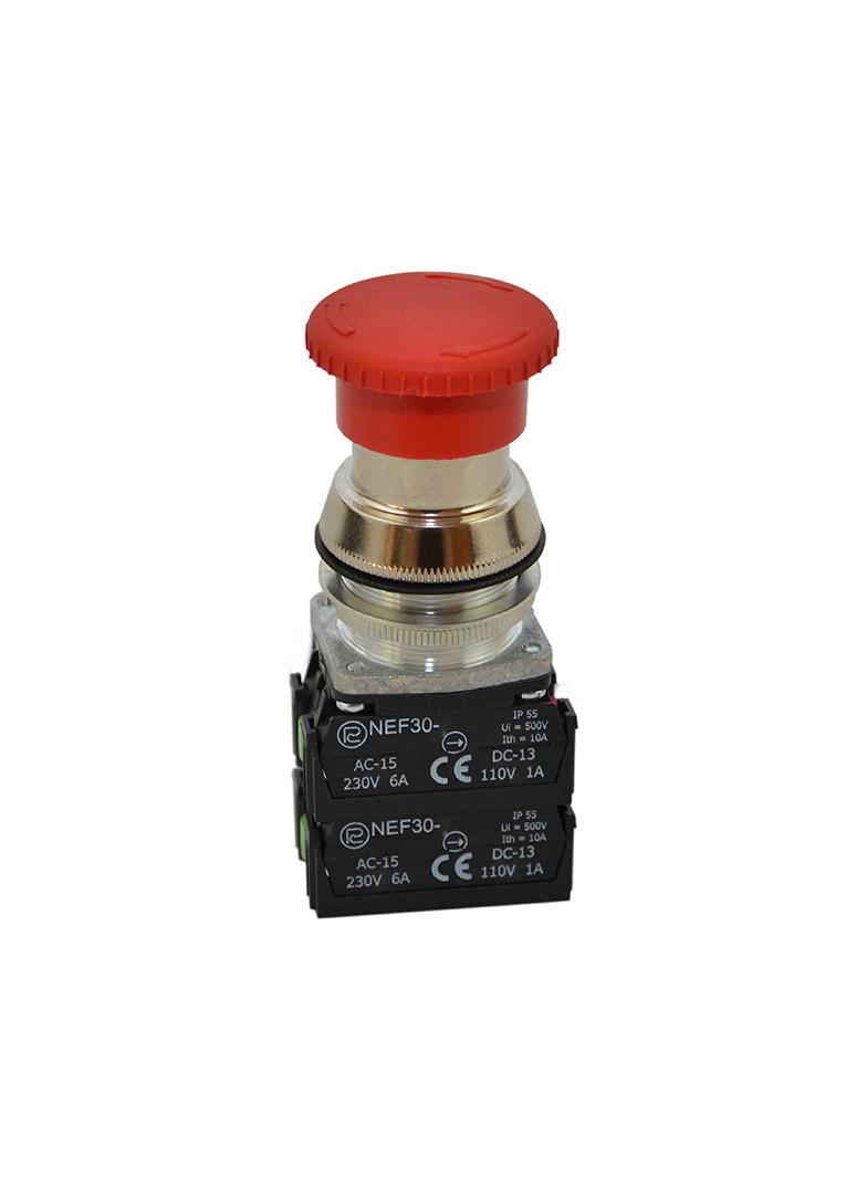 Przycisk NEF30-DRp4X czerwony