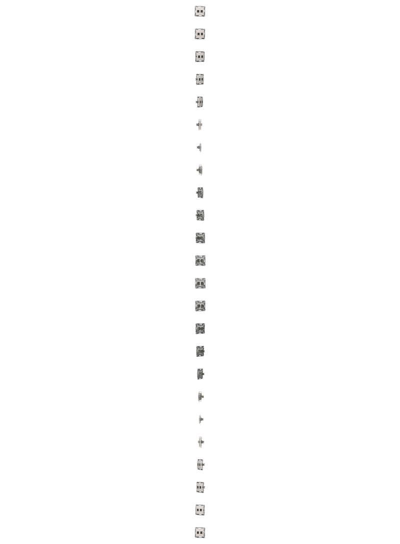 Simon 54 Gniazdo HDMI podwójne biały