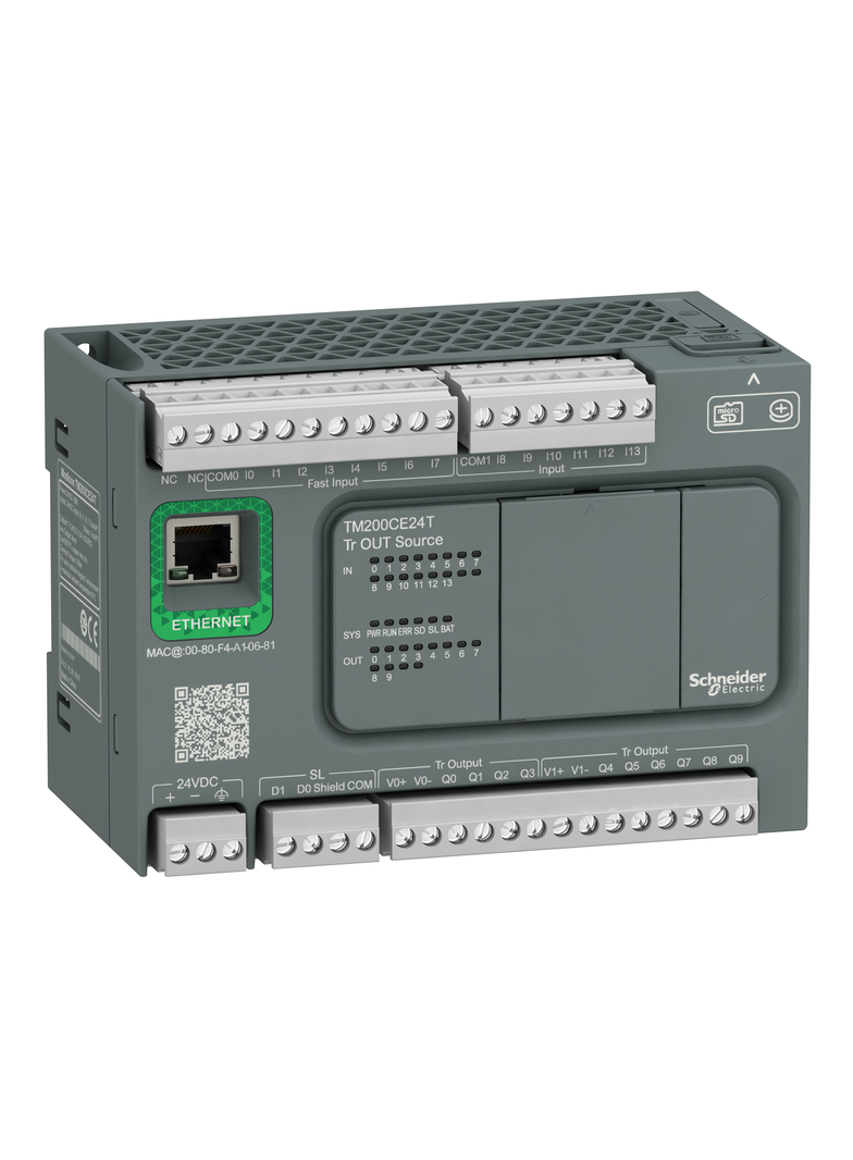 sterownik M200 24 Ioz wyjściami tranzysotrowymi typu Source+ Ethernet