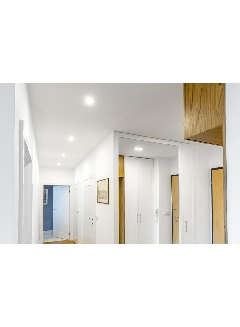 SUFITOWA OPRAWA PUNKTOWA MORENA, IP20, KWADRAT, INOX