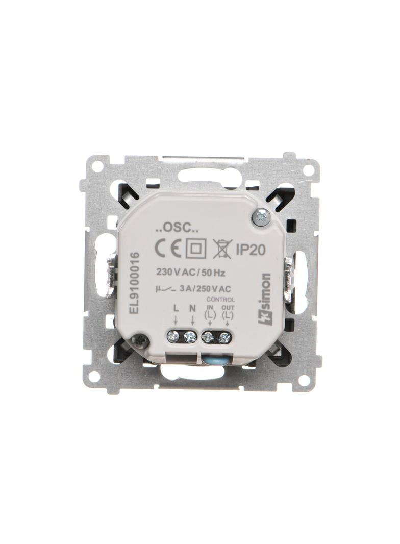 Simon 54 Oprawa oświetleniowa LED z czujnikiem ruchu 230 V AC 1.4 W białe zimne 5900 K czarny DOSCA.01/49 KONTAKT