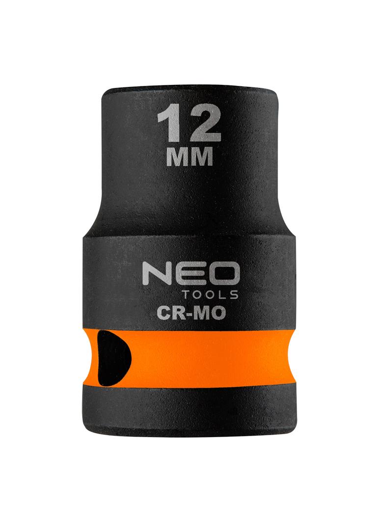 Nasadka udarowa 1/2", 12 x 38mm, Cr-Mo
