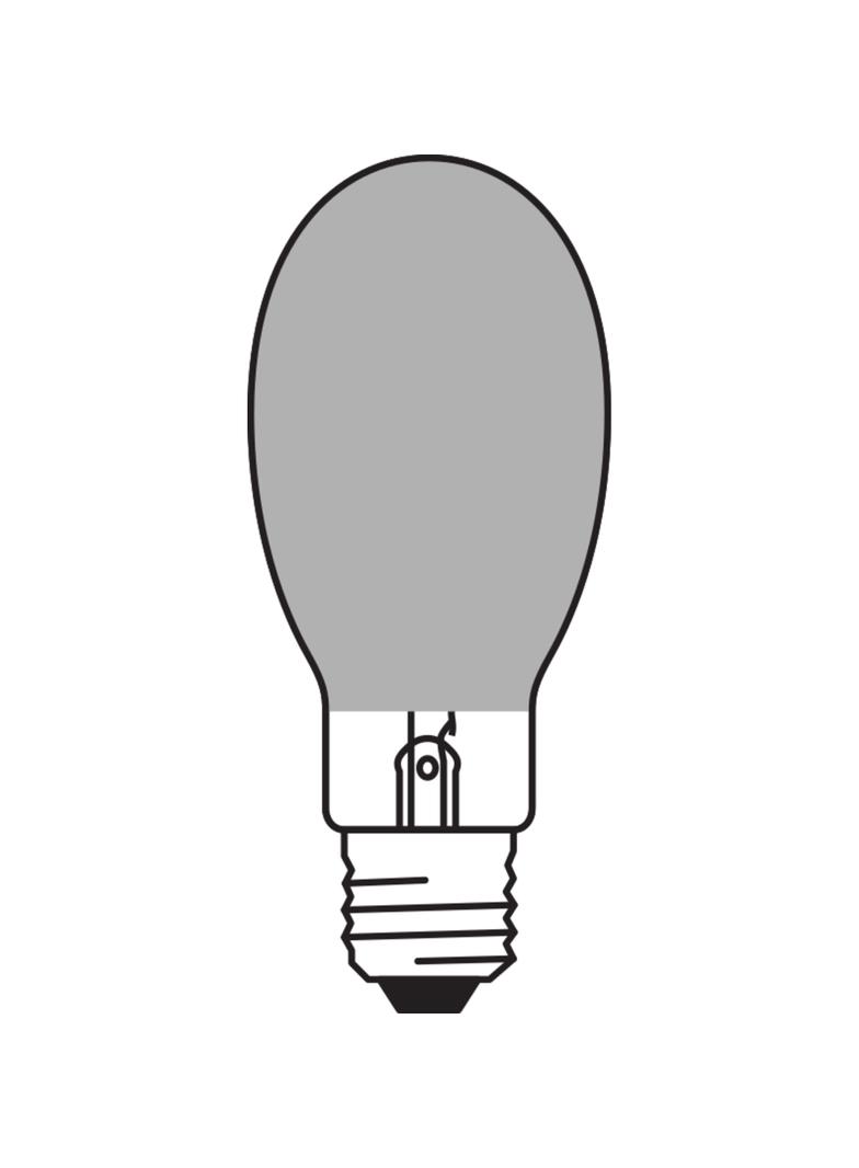 Lampa metalohalogenkowa 1000W E40 230V 3800K matowa HQI-E 4008321528261 LEDVANCE