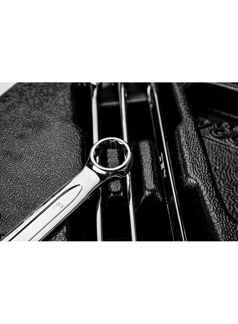 Klucze płasko-oczkowe 6-19 mm, zestaw 14 szt., wkładka