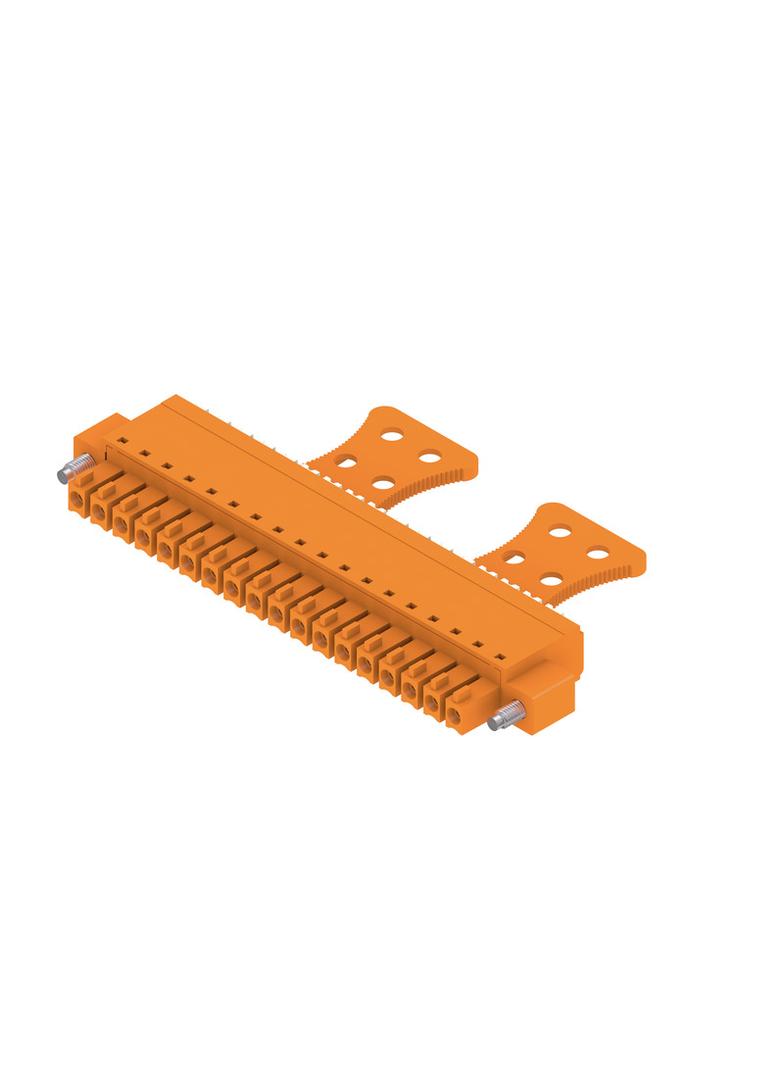BCF 3.81/18/180FZE SN OR BX Wtyk PCB (złącze wiązki), listwa z gniazdami, 3.81 mm, Liczba biegunów: 18, PUSH IN, złącze sprężynowe /50szt./ 1236110000 WEIDMÜLLER
