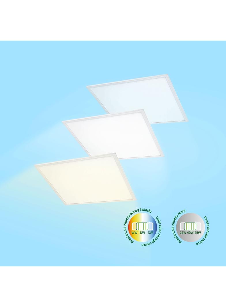 ALGINE PANEL BACKLIGHT 30W/40W/48W CCT 230V 120st IP20 600x600x35MM BIAŁY 5 LAT GWARANCJI