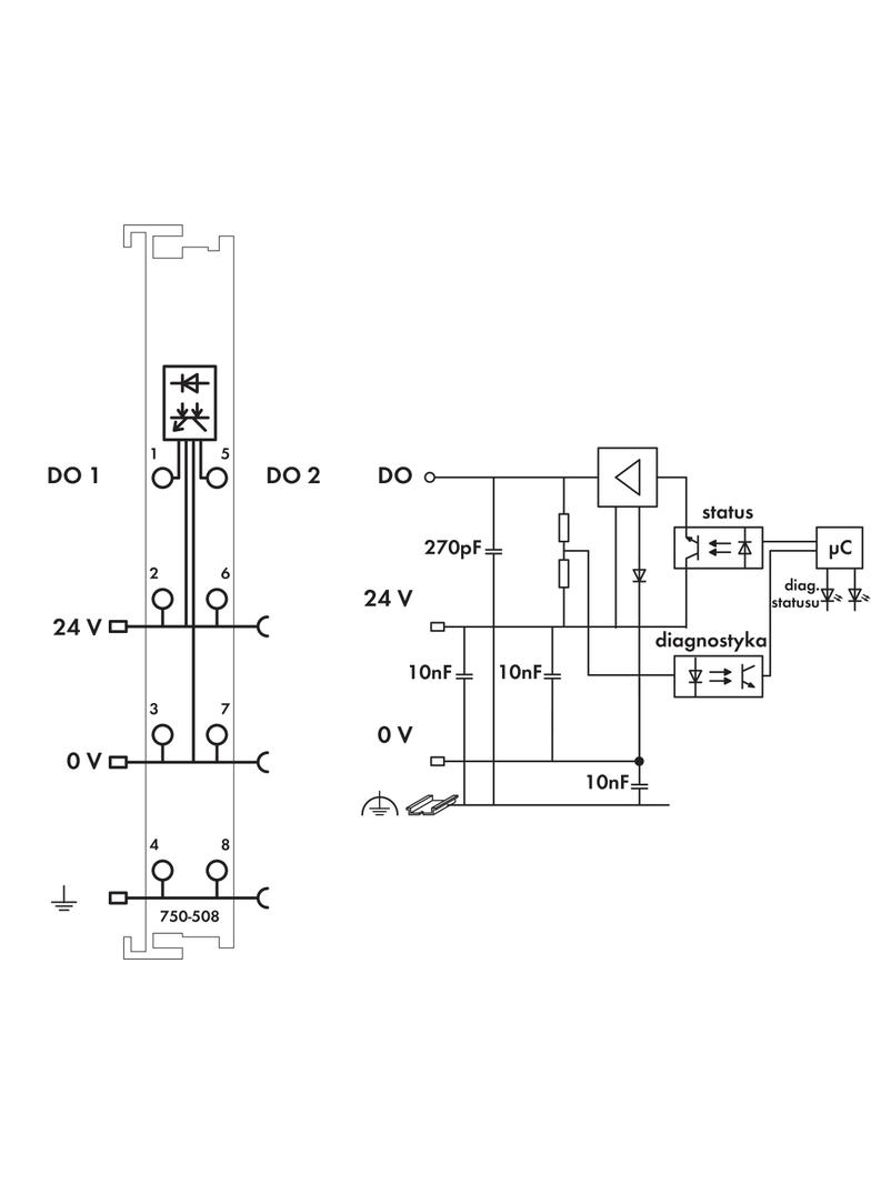 moduł 2DO 24V DC 2A