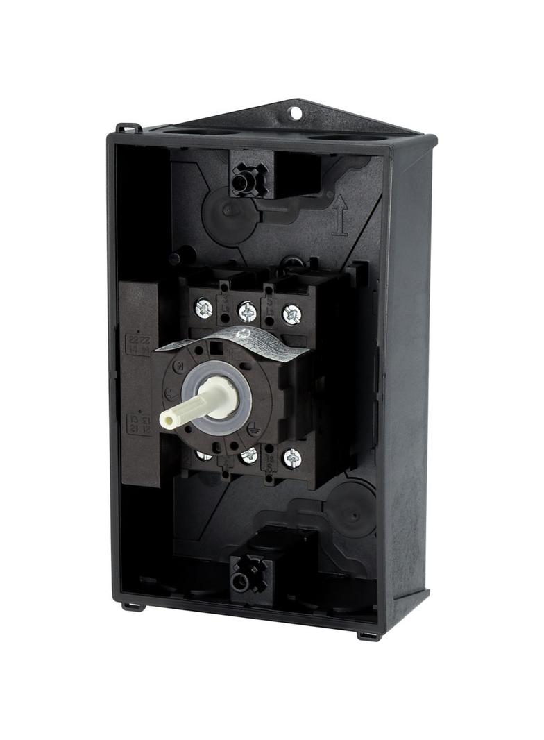 Łącznik krzywkowy 0-1 3P 25A 1Z 1R w obudowie IP65 P1-25/I2/SVB-SW/HI11 207295 EATON
