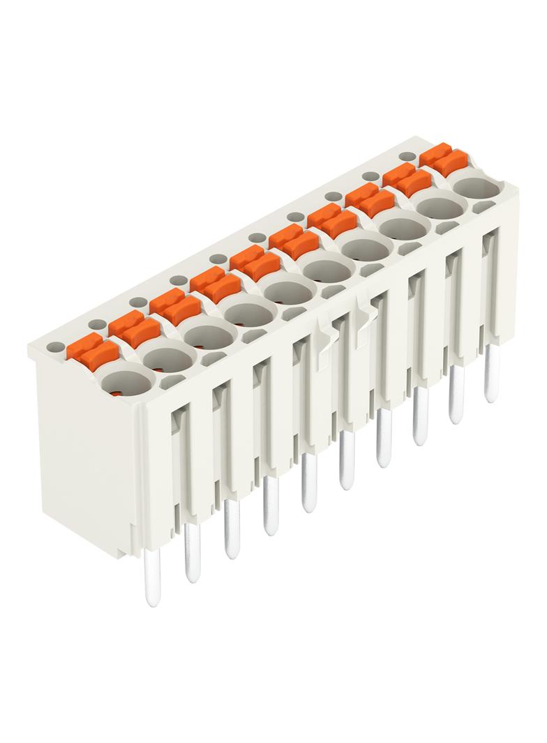 Gniazdo picoMAXeCOM raster 3,5mm 10‑biegunowe z prostymi pinami lutowniczymi bez płytki 2091‑1180 /100szt./ WAGO