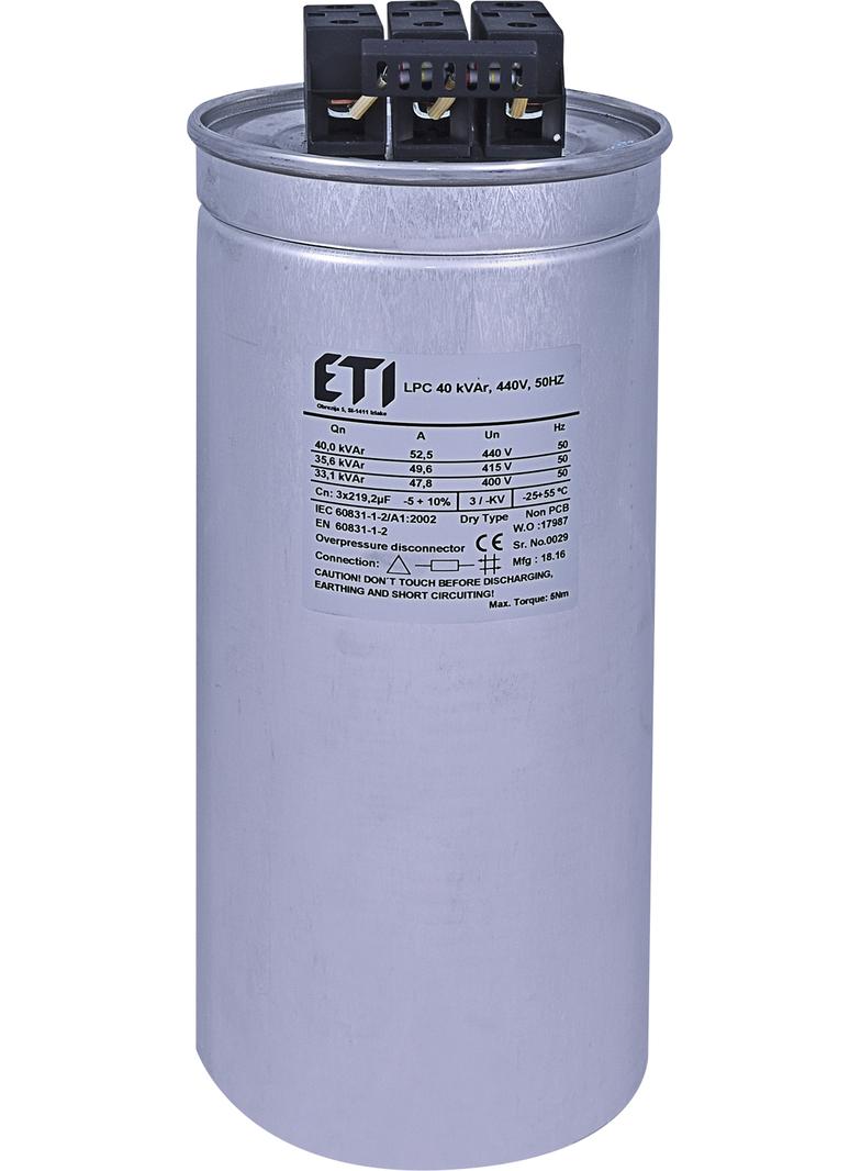 KONDENSATOR LPC 40 kVAr, 440V, 50HZ 4656766 ETI